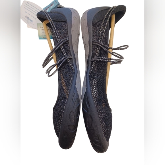 Jambu NWT Women's Black Flats Memory Foam Size 10W - Picture 4 of 7